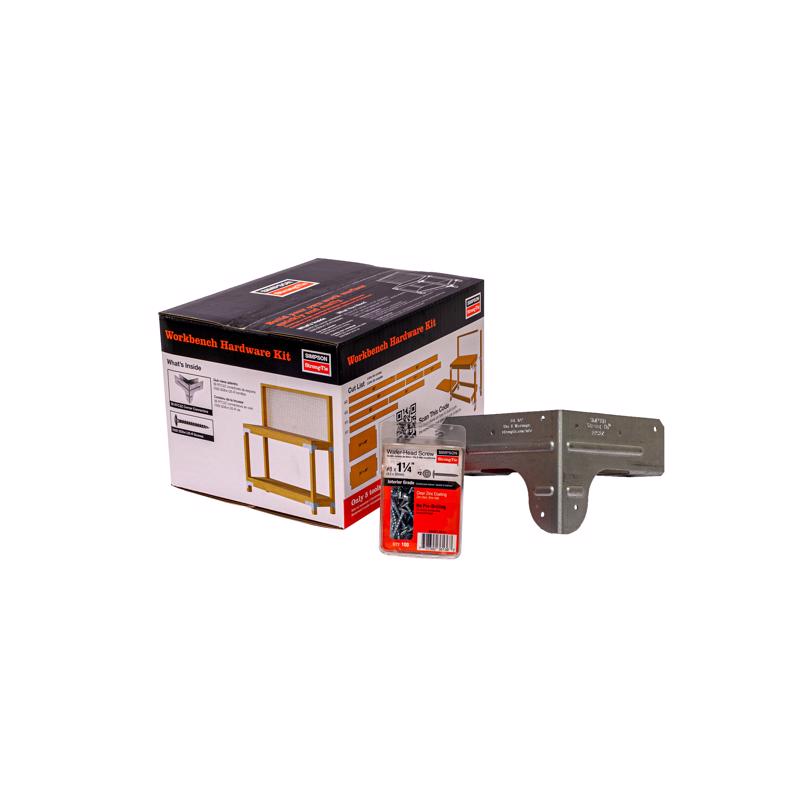 Simpson Strong-Tie 6.5 in. H X 8 in. W 18 speed Galvanized Steel Shelf Hardware Kit