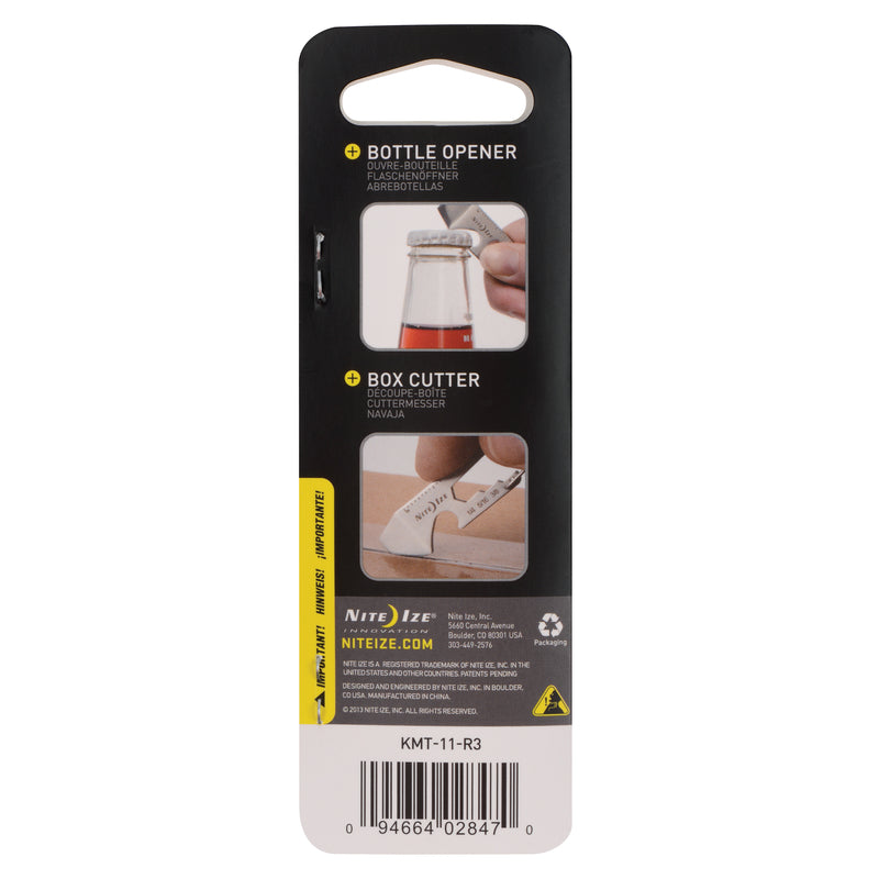 Nite Ize DoohicKey 1.8 in. D Stainless Steel Silver DoohicKey Multi Key Tool