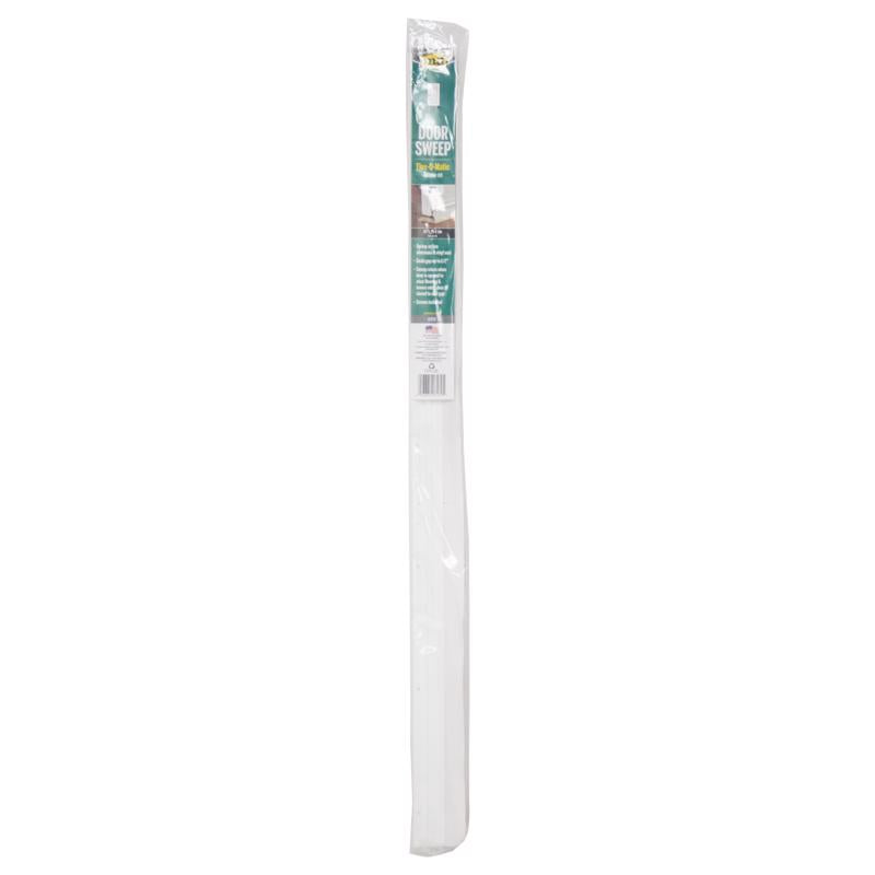 DOOR SWEEP 36" WHITE