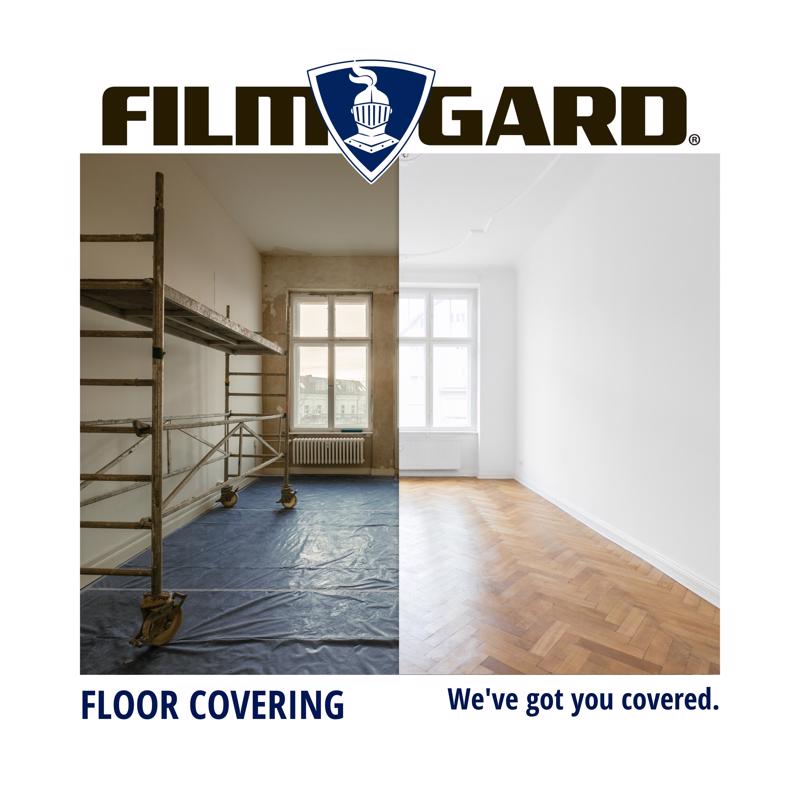 Film-Gard Plastic Sheeting 4 mil X 10 ft. W X 25 ft. L Polyethylene Black 1 pk