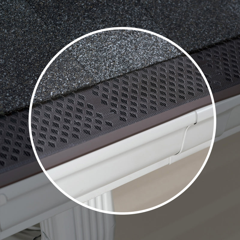 Amerimax 6.5 in. W X 36 in. L Brown Plastic Snap-in Filter