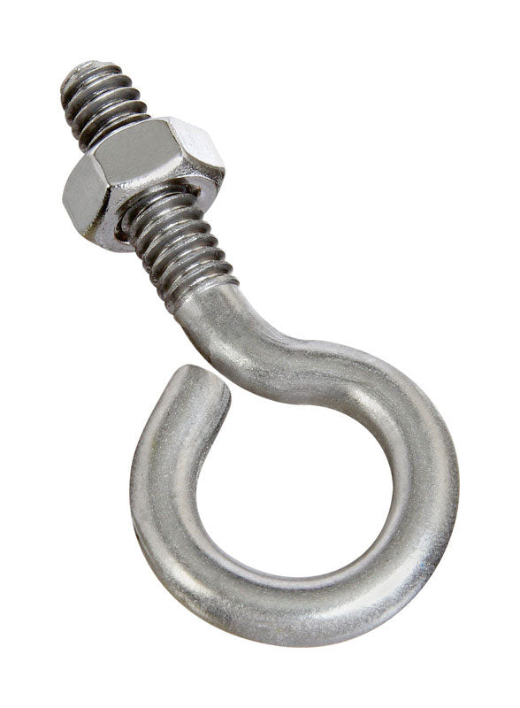 EYE BOLT SS 1/4 X 2"