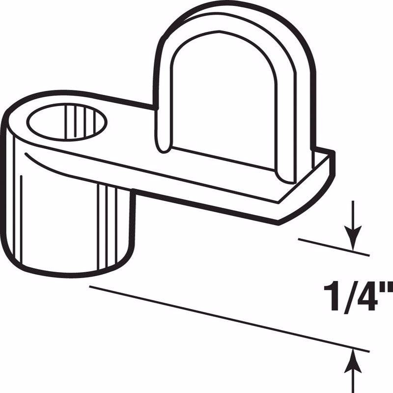 Prime-Line Zinc-Plated Silver Die Cast Screen Clip 4 pk
