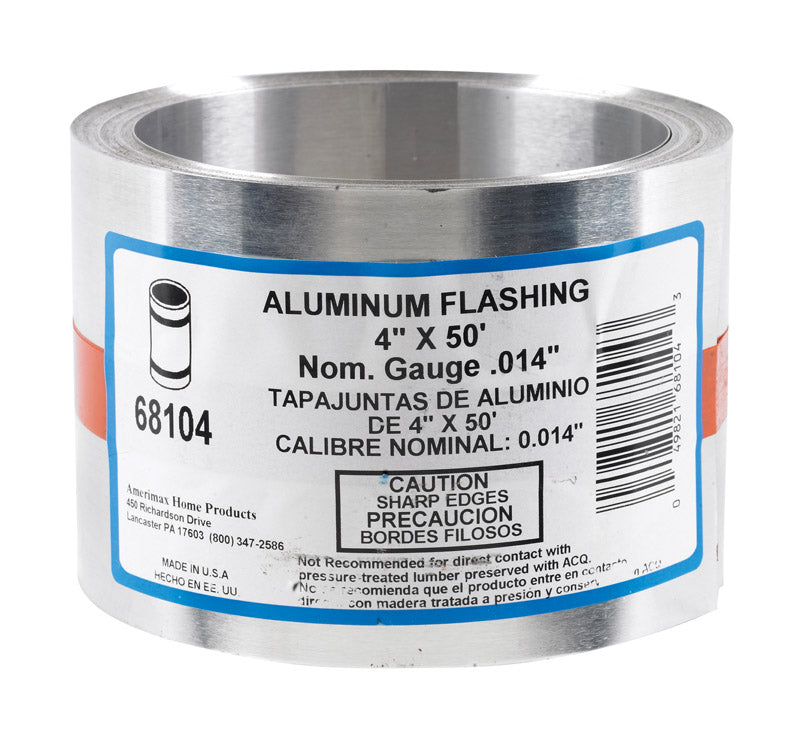 FLASHING ALUM STD 4"X50'