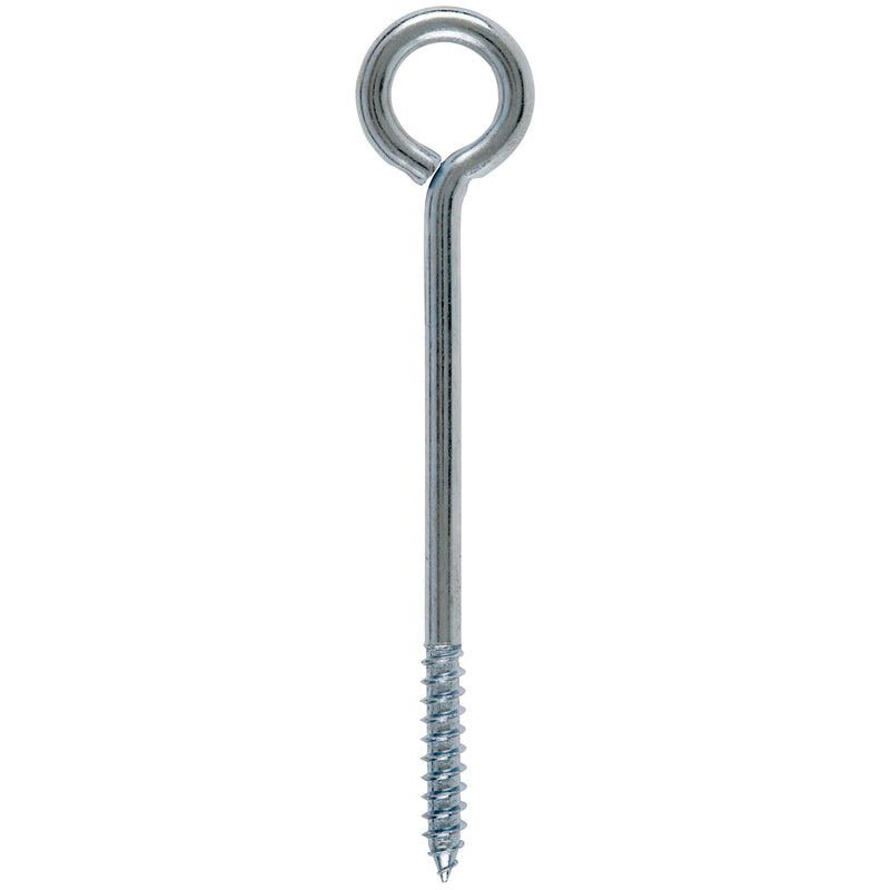 Hampton 1/4 in. X 4-1/2 in. L Zinc-Plated Steel Lag Thread Eyebolt