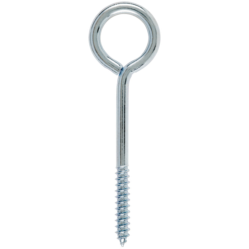 Hampton 3/8 in. X 6 in. L Zinc-Plated Steel Lag Thread Eyebolt