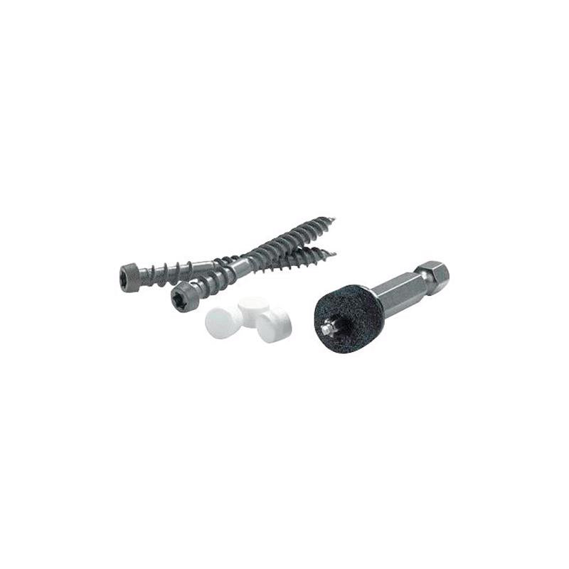 FastenMaster Cortex No. 9 X 2-3/4 in. L Square Trim Head Trim Screws with Plugs 1 pk