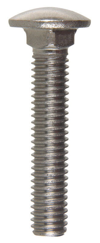 BOLT CARRAG 3/8X2" SS