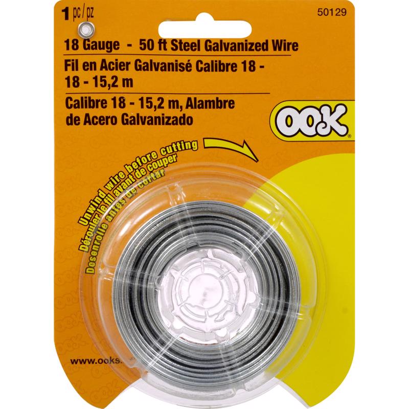 STEEL WIRE 18GA 50'