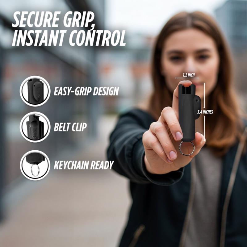 Guard Dog Security Accufire Black Plastic Pepper Spray