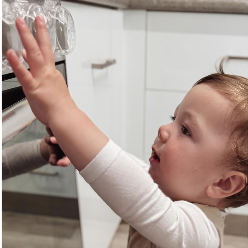 Dreambaby Clear Plastic Stove Knob Covers 5 pk