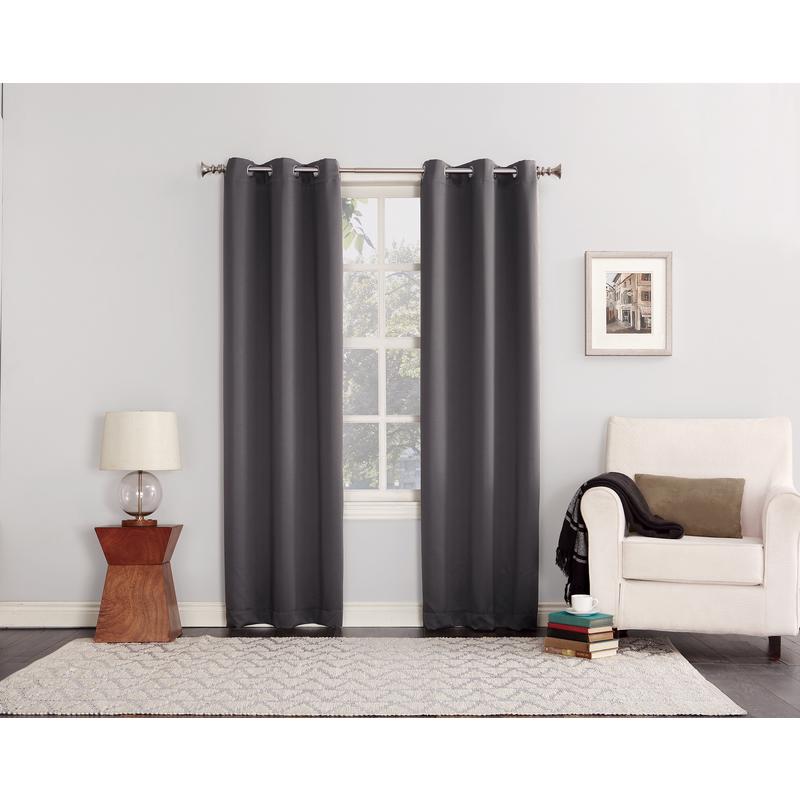 NORWICH CURTNS GRY 2PK