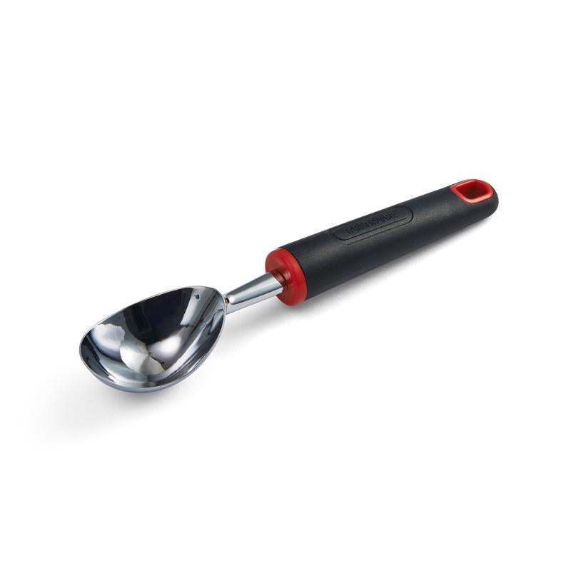 Farberware Black/Silver Plastic/Stainless Steel Ice Cream Scoop