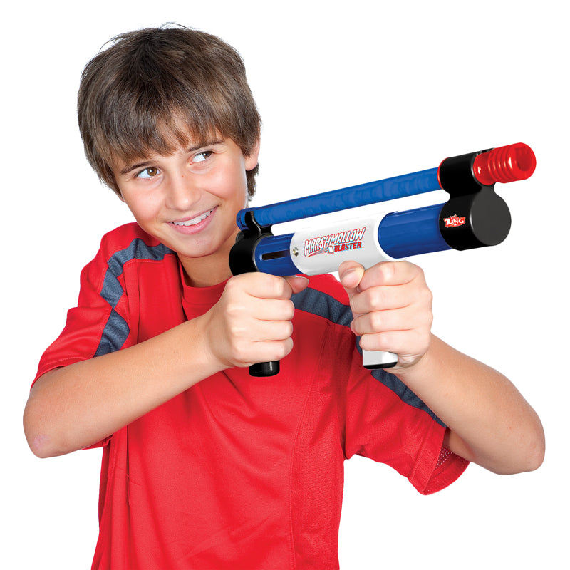 Zing Marshmallow Blaster Pump Action Blaster Multicolred