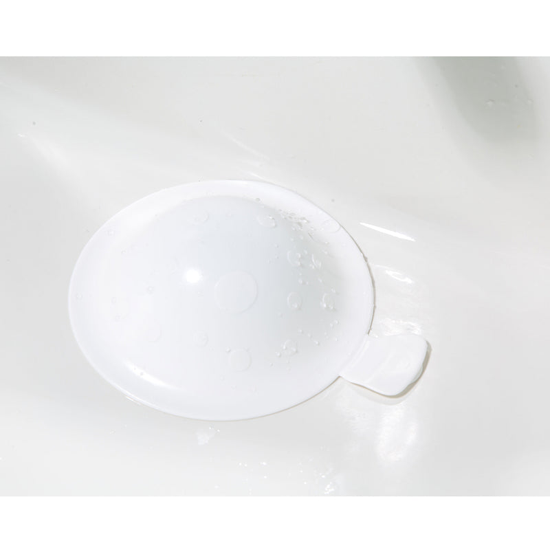 StopShroom 5.75 in. White ABS/TPR Drain Stopper