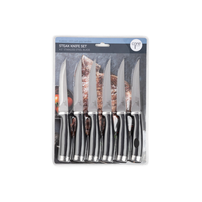 STEAK KNIFE SET SS 6PC