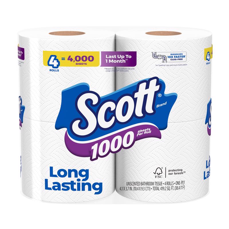 SCOTT TOILET PAPER 4PK