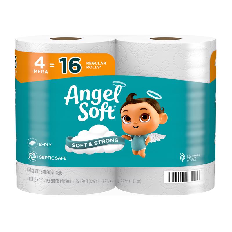 ANGL SFT TOILET PAPER 4R