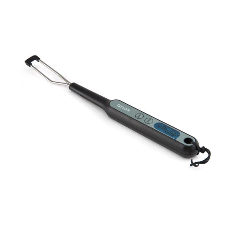 Taylor Black/Silver Plastic/Stainless Steel Digital Fork Thermometer