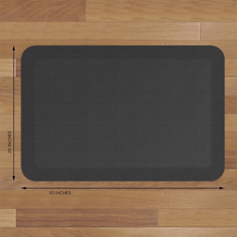 Gel Pro 20 in. W X 30 in. L Charcoal Polyurethane Foam Anti Fatigue Mat