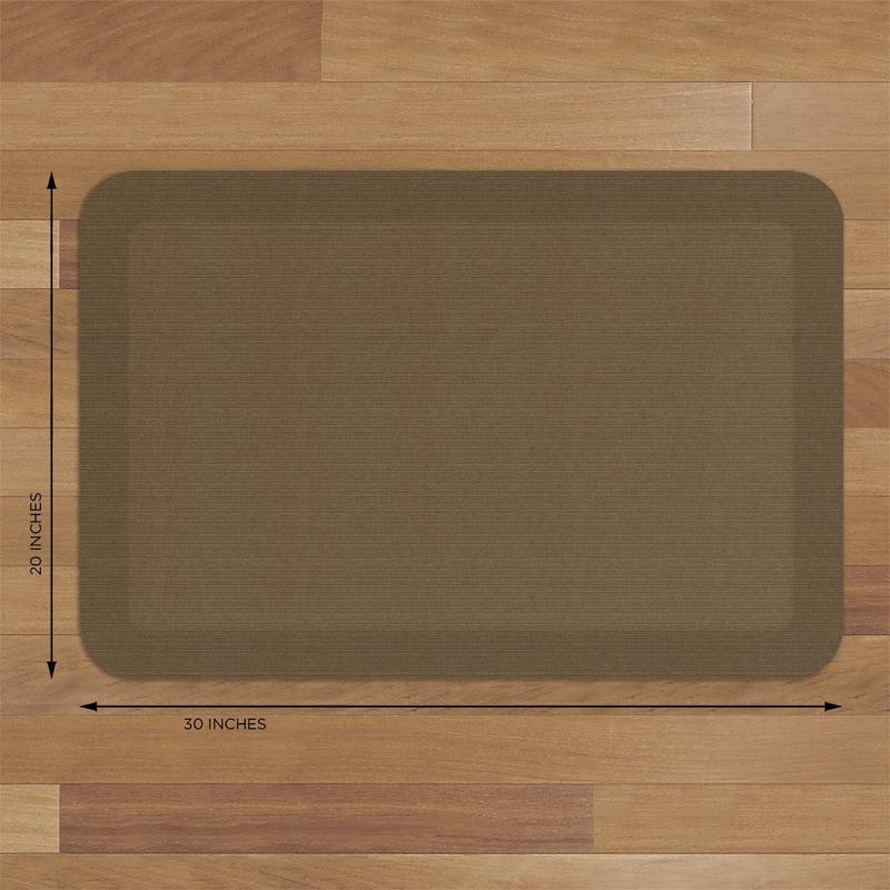 Gel Pro 20 in. W X 30 in. L Khaki Polyurethane Foam Anti Fatigue Mat