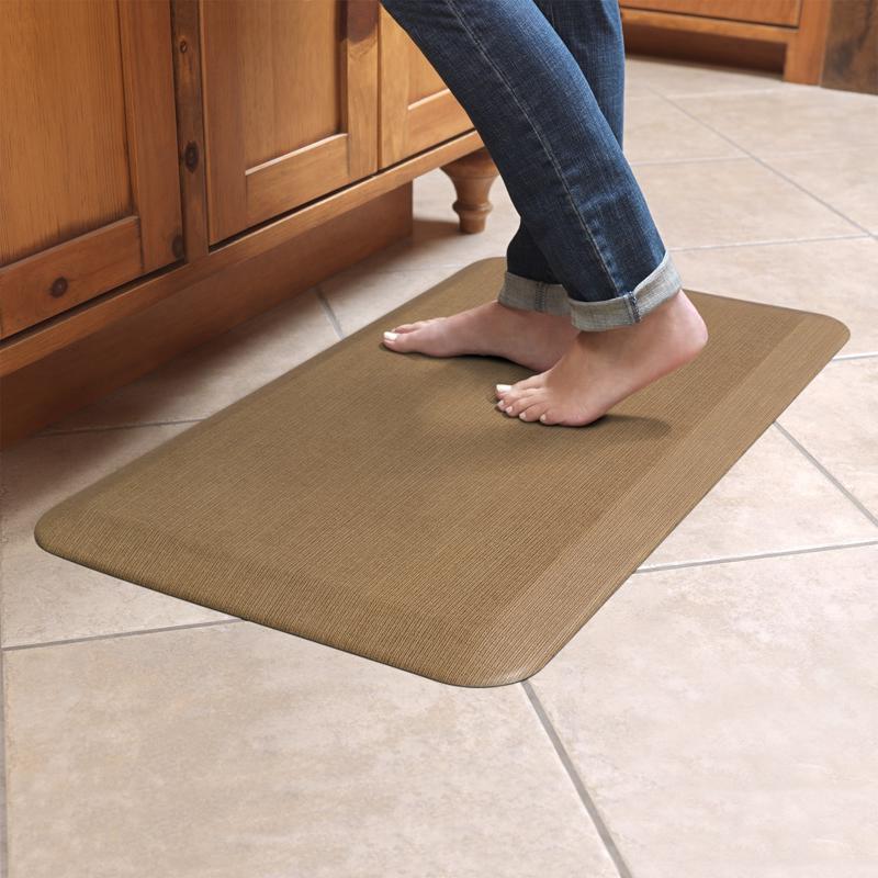 Gel Pro 20 in. W X 30 in. L Khaki Polyurethane Foam Anti Fatigue Mat