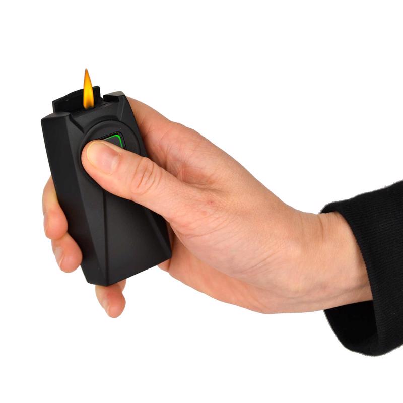 GEI Black Biometric Fingerprint Pocket Lighter 1 pk