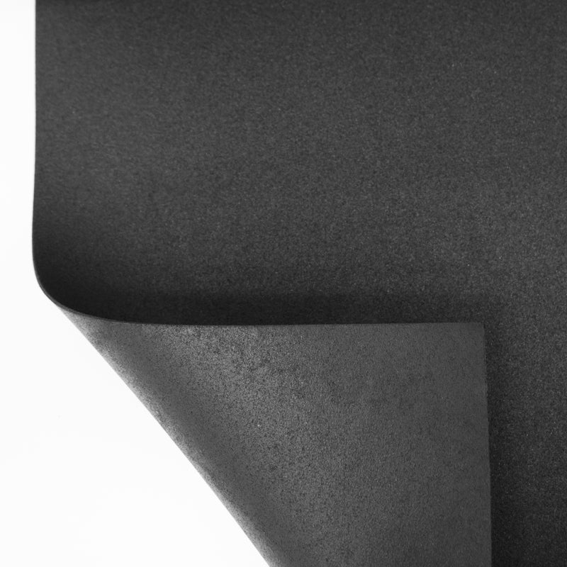 Multy Home 27 in. W X 50 ft. L Black Rubber Runner Mat