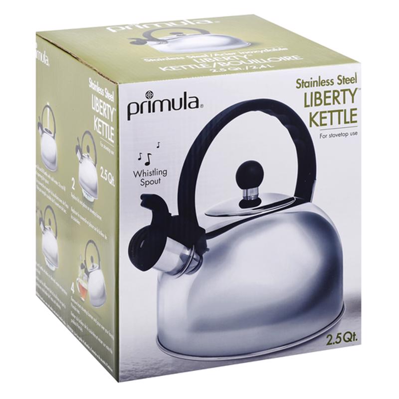 Primula Silver Stainless Steel 2.5 qt Tea Kettle