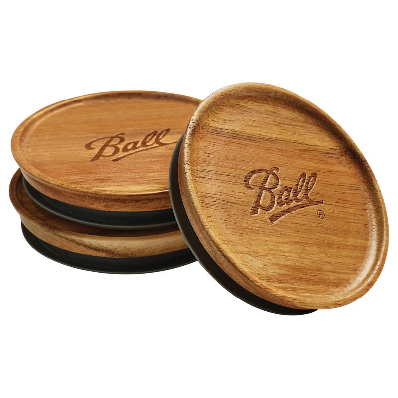 BALL WOODN LIDS WIDE MTH