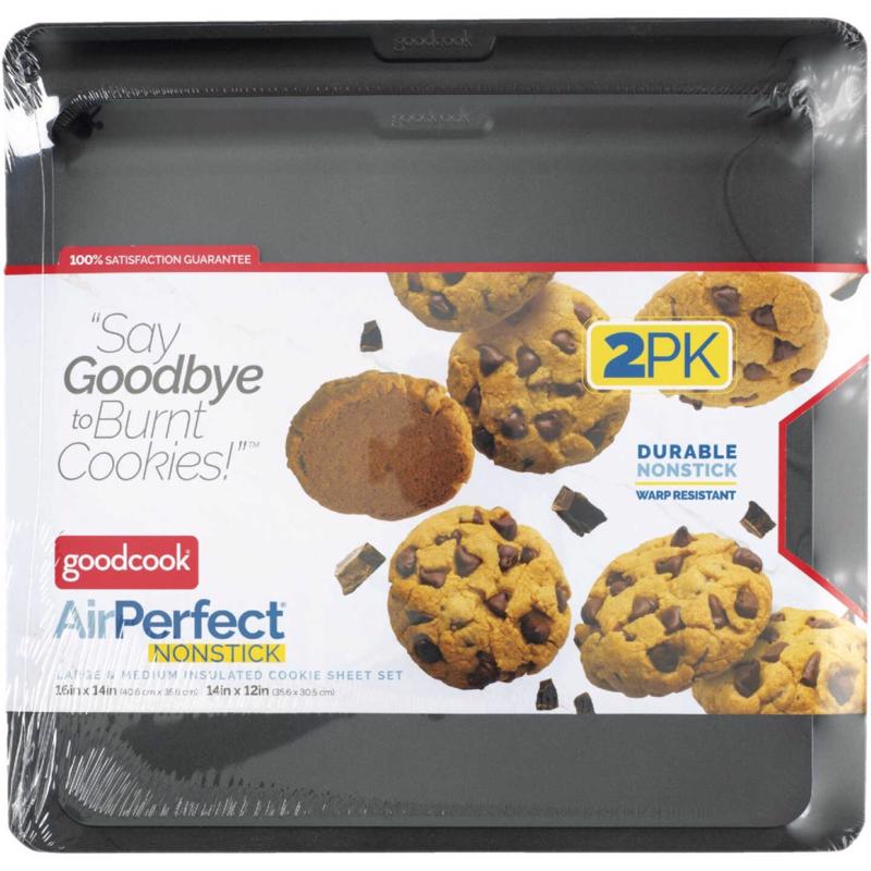 COOKIE SHEET SET BLK 2PK