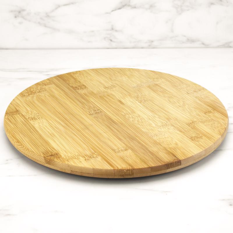 Totally Bamboo TB Home Brown 1 in. H X 14 in. D Acacia Wood Lazy Susan