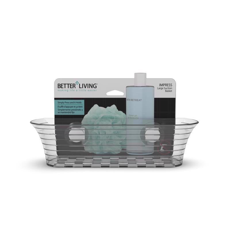 SUCTION SHWR BASKET GRAY