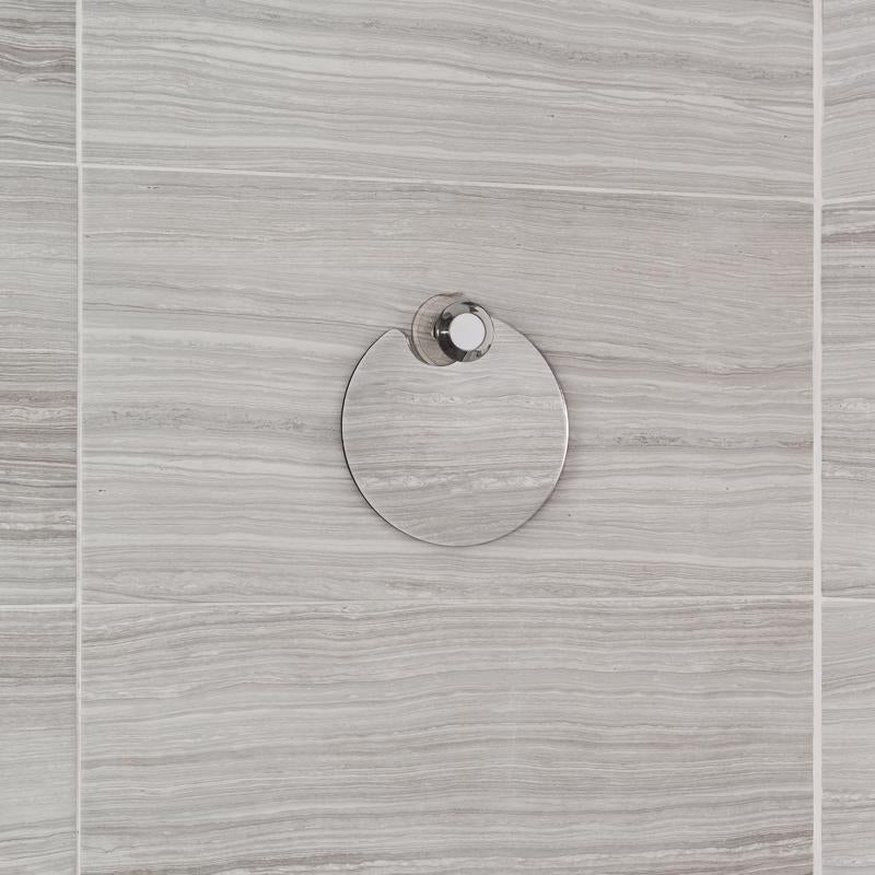 Better Living Wall Mount Shower Mirror Gray
