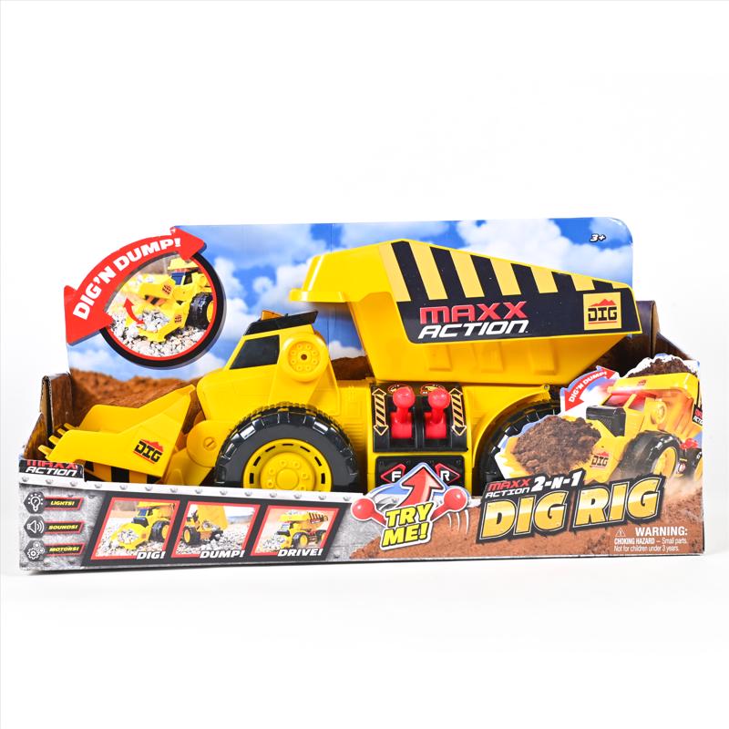 DIG RIG TRUCK YELLOW