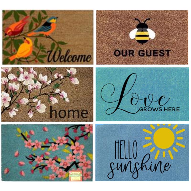 DOOR MAT RUBR SPRNG 18''