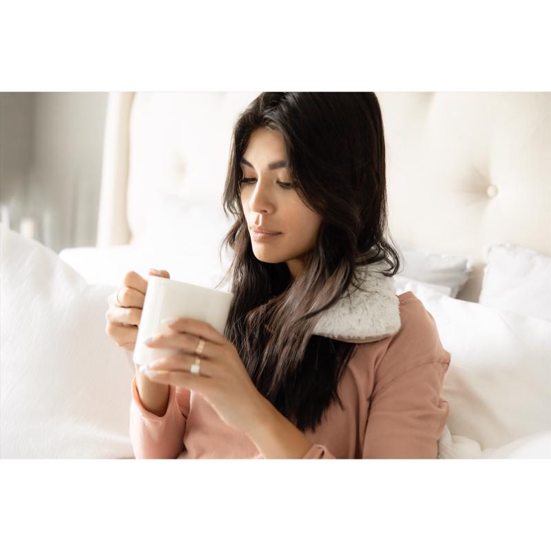 Warmies Marshmallow Neck Wraps Brown/Gray