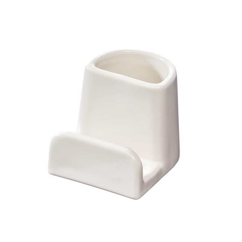 SPONGE/BRUSH HOLDER WHT