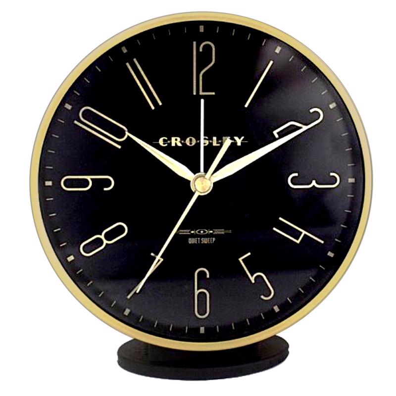 ALARM CLOCK ANLOG BLK 5"