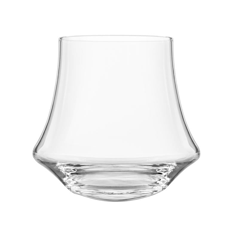 Final Touch Revolve 13.5 oz Clear Crystal Drinking Glass Set