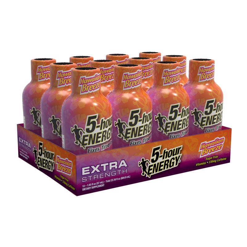 5-hour Energy Hawaiian Breeze Sugar Free Hawaiian Breeze Energy Shot 1.93 oz