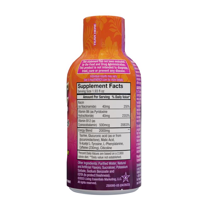 5-hour Energy Hawaiian Breeze Sugar Free Hawaiian Breeze Energy Shot 1.93 oz