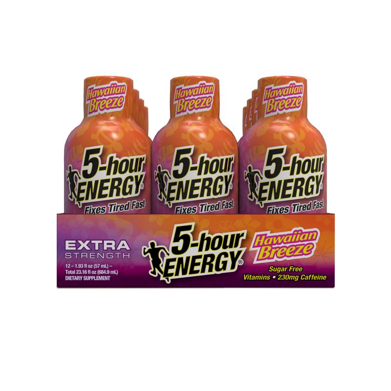 5-hour Energy Hawaiian Breeze Sugar Free Hawaiian Breeze Energy Shot 1.93 oz