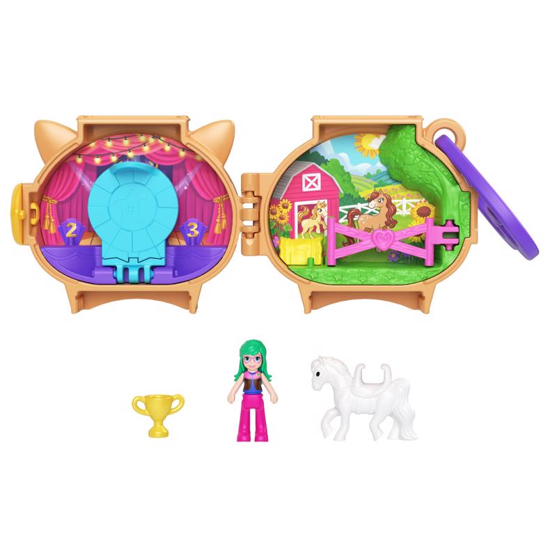 Mattel Polly Pocket Mini World of Pets Plastic Multicolored