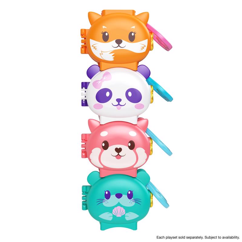 Mattel Polly Pocket Mini World of Pets Plastic Multicolored