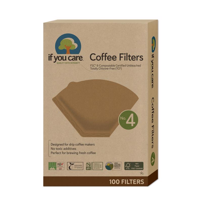 COFFEE FLTR BWN #4 100CT