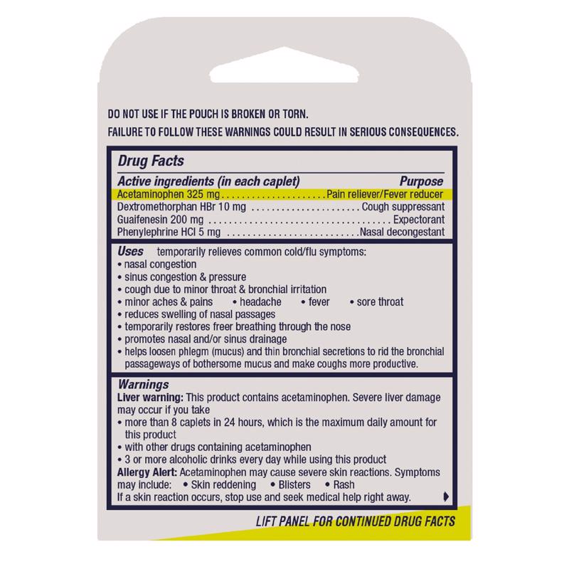 Vicks DayQuil VapoCOOL Orange Cold & Flu Relief 4 pc
