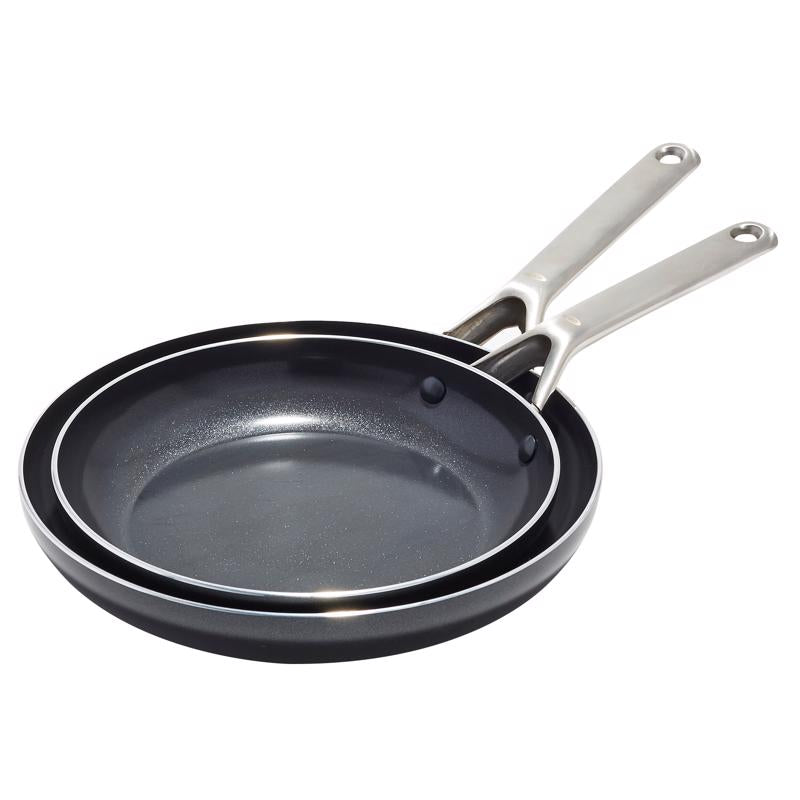 FRY PAN SET BLACK CERMC