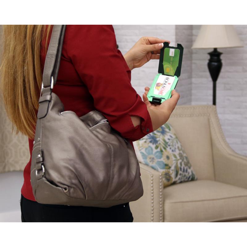 As Seen On TV Ultra-thin RFID Blocking Slim Mint Wallet 1 pk