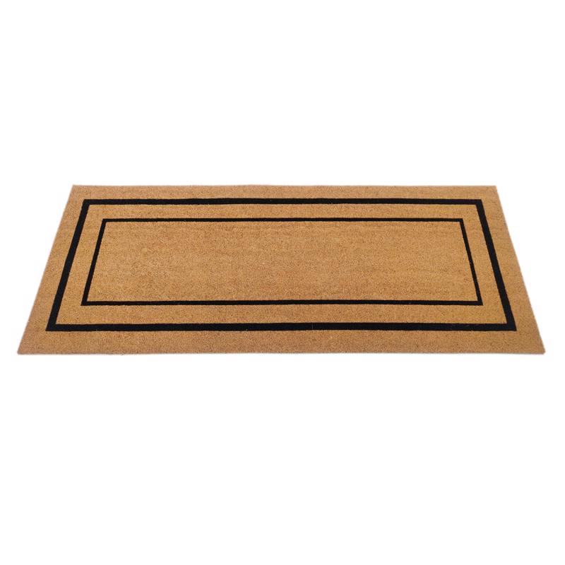 DOOR MAT BLK/NTRL 24X60"